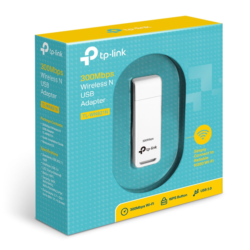 TP-Link Wireless USB Adapter TL-WN821N