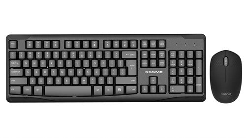 Xssive XSS-KMSET1 Qwerty Wireless Keyboard+Mouse Set