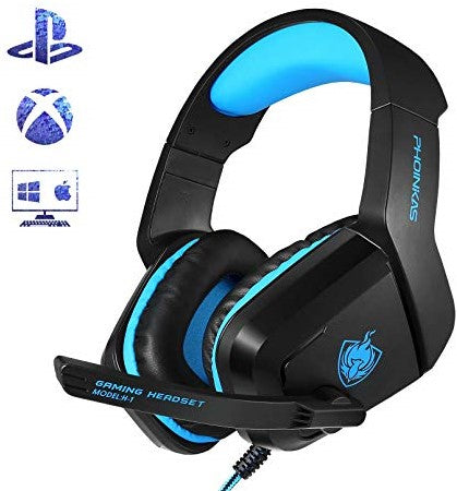 Phoinikas Gaming Headset H-1 Blauw
